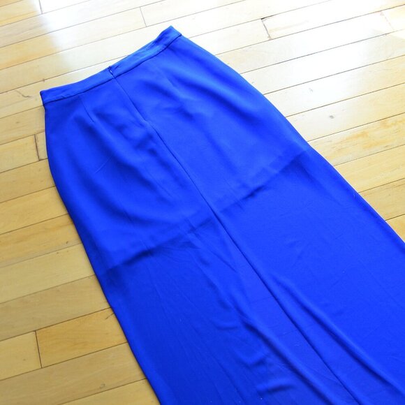Belle Badgley Mischka Faux Wrap Long Skirt Size US 10 NWT - Picture 11 of 11